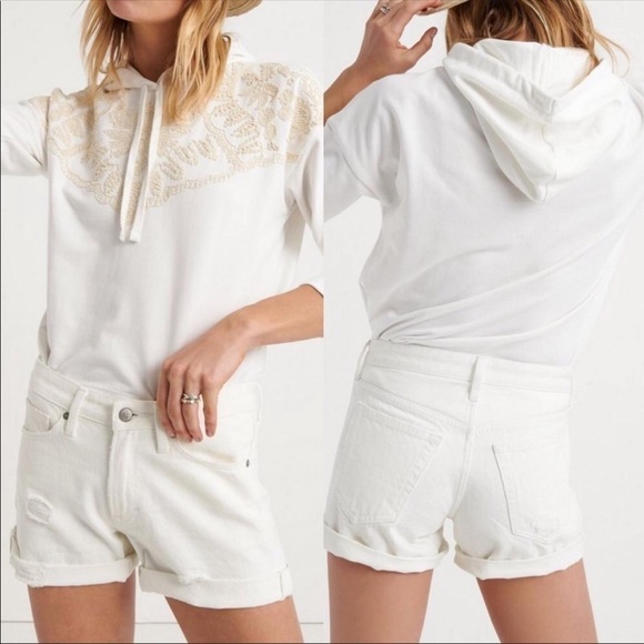 3/$25 🙌🏼 Lucky Brand The Boyfriend Distressed Short 00 - Picture 2 of 8